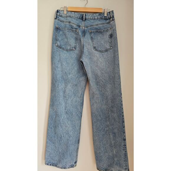 Dynamite Denim Heidi Jeans Jamba Large Wide Leg, Distressed, Sz 8/29 - Picture 3 of 11